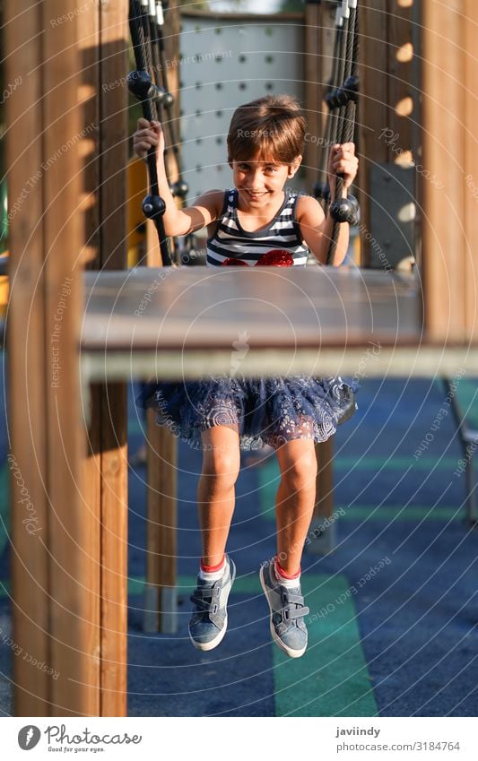 Little girl, eight years old, having fun outdoors. Style Joy Happy Beautiful Face Playing Vacation & Travel Freedom Summer Child Schoolchild Human being