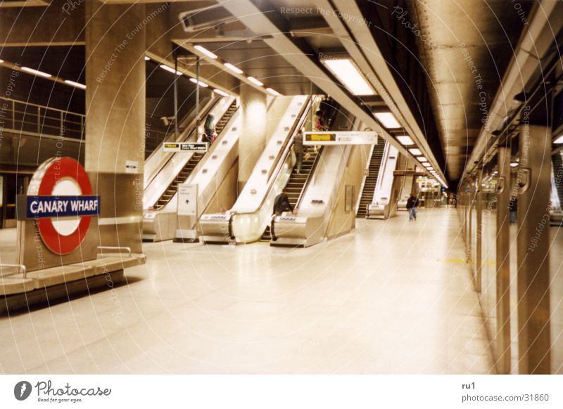 London Tube-3 Mobility Escalator Transport Movement abstract Architecture