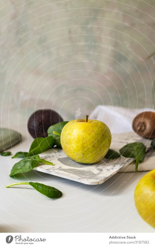 Fresh ingredients, recipe of Green smoothies. Ingredients Milkshake Detox Fruit Vegetable Apple Still Life Spinach Food Vantage point Healthy Background picture