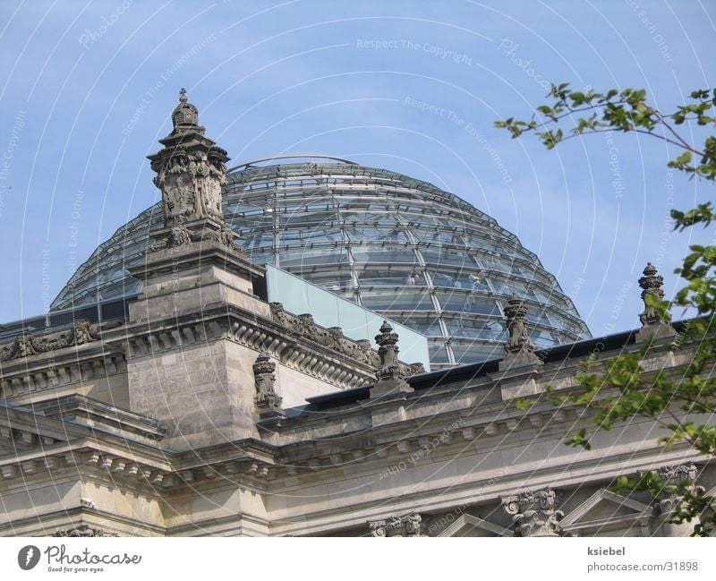 Berlin Reichstag dome Domed roof Glass dome House (Residential Structure) Monument Architecture chancellor