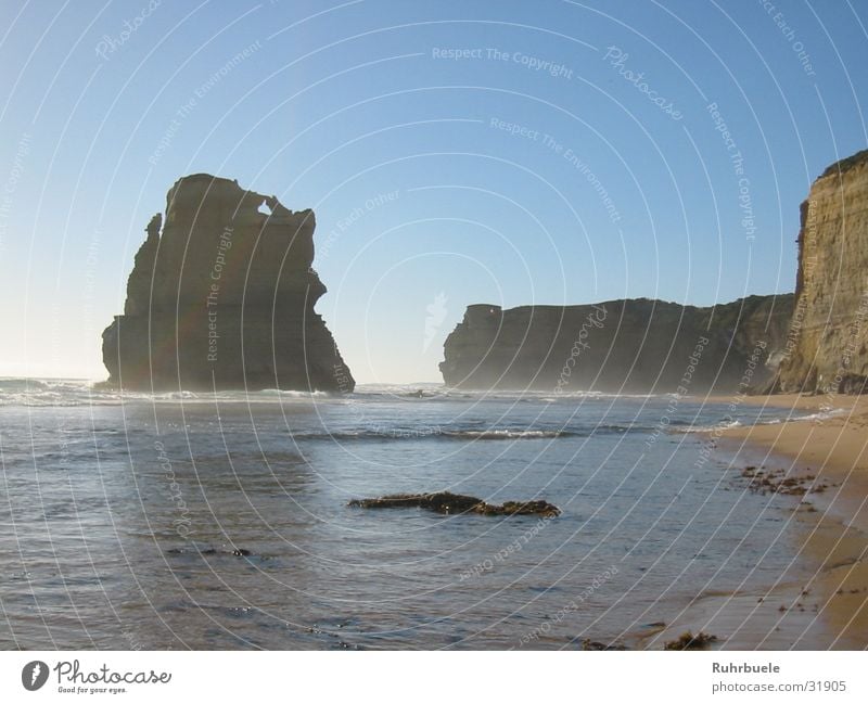 Gibson Steps Beach Australia Great Ocean Road White crest Surf Waves Water Rock