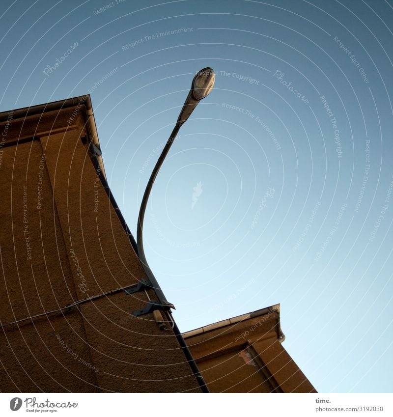 Lightbox (I) | ChamanSülz House (Residential Structure) Wall (barrier) Wall (building) Roof Eaves Lamp Street lighting Stone Metal Elegant Tall Enthusiasm Power