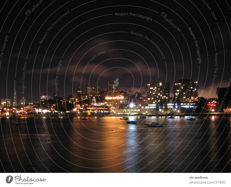 SanFran@night San Francisco Night shot Americas California Long exposure North America bay area Harbour