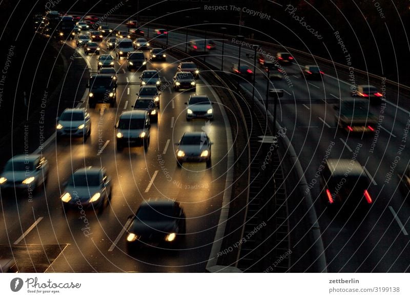 A 100 Car Highway Driving Vacation & Travel Movement Curve Travel photography Speed Tracks Lane change Traffic jam Risk of accident Road traffic Copy Space