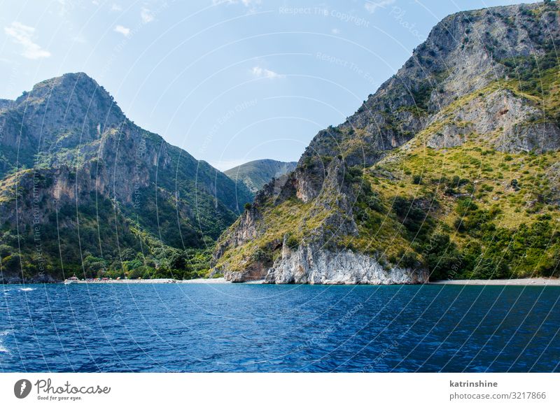 The wild coast Costa di Masseta and Marcellino beach Beautiful Beach Nature Landscape Coast Lanes & trails Watercraft Blue Green azure bay Campania cilento