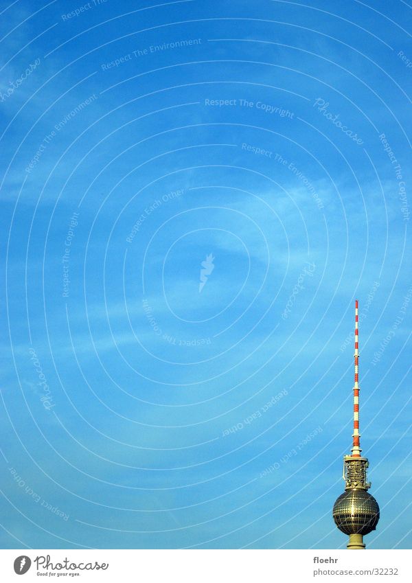 telespargel Alexanderplatz Clouds Architecture Berlin Sky Berlin TV Tower GDR