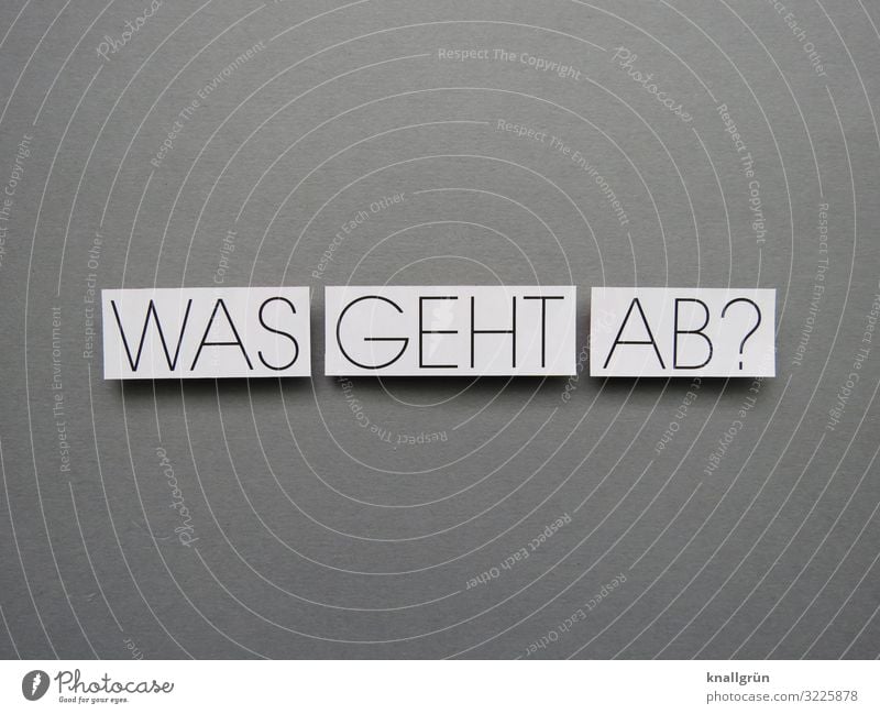 What's up? Ask Interest Curiosity Question mark Welcome youth language Communicate Characters Signs and labeling Studio shot Colour photo Gray White Black