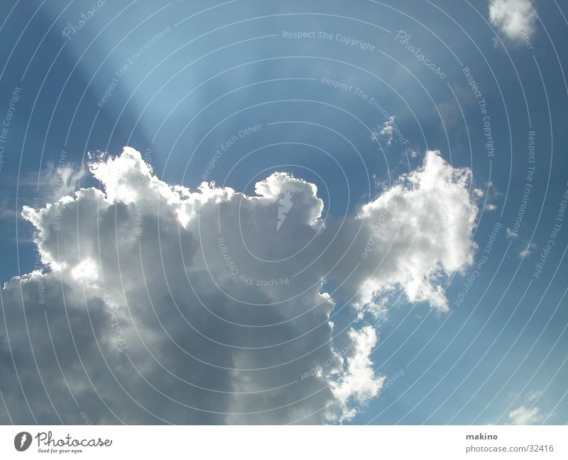 Clouds over the sea Sunbeam Light Blue Sky