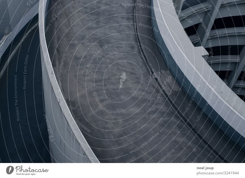 Round up and about Hamburg Parking garage Wall (barrier) Wall (building) Expressway exit Traffic infrastructure Road traffic Motoring Lanes & trails Driving