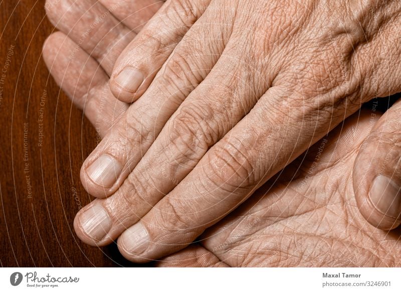 Man's hands detail Beautiful Body Skin Human being Adults Hand Fingers Wood Old Dark Natural Strong Power Colour action background care Caucasian