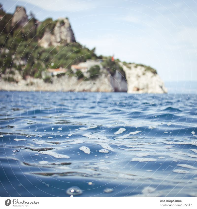 coastline Environment Nature Landscape Water Sky Summer Rock Waves Coast Ocean Adriatic Sea Croatia Istria Fresh Maritime Wet Blue Relaxation Idyll