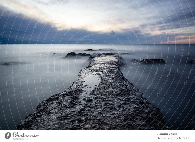 Way to infinity Landscape Clouds Storm clouds Sun Sunrise Sunset Autumn Weather Fog Thunder and lightning Esthetic Cote d'Azur Abstract Dramatic Minimalistic