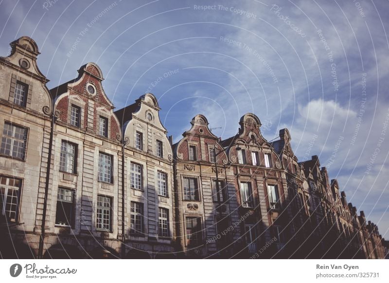 Facades Old town Skyline House (Residential Structure) Dream house Building Architecture Window Door Moody historical France Colour photo Deserted Dawn Day