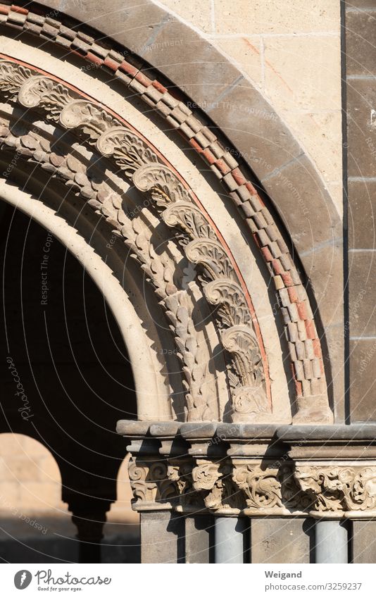 Maria Laach House (Residential Structure) Church Dome Facade Round Maria Laach Abbey Monastery Romanesque style Arch Christianity Belief Meditation Calm