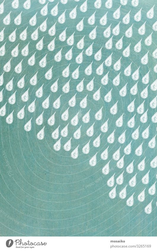 drops on pastel tone background - water concept Elegant Style Design Decoration Wallpaper Art Elements Rain Paper Sign Ornament Drop Flying Draw Sadness Cry