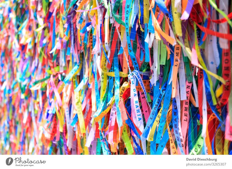 ribbons of happiness Vacation & Travel Tourism Sightseeing Sign Characters Multicoloured Souvenir Bracelet Brazil Salvador de Bahia South America