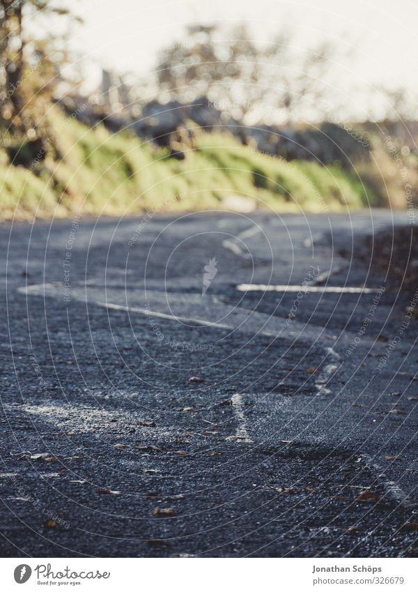 British Street I Environment Nature Landscape Great Britain England Village Simple Pavement Empty Deserted Sunbeam Travel photography Country road Asphalt