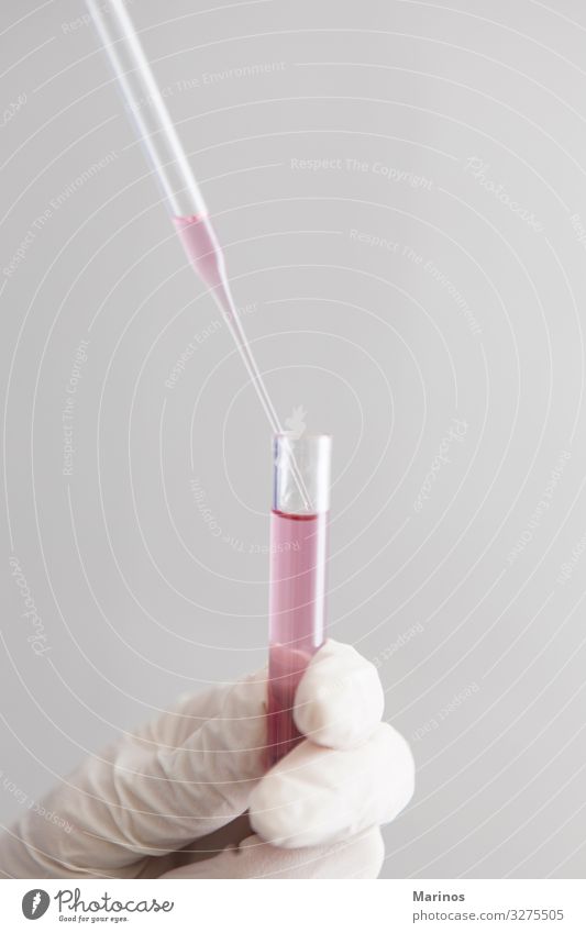 Test-tube in bio lab Medication Science & Research Laboratory Examinations and Tests Industry Tool Technology Tube Fluid Study or Survey Investigate Beaker