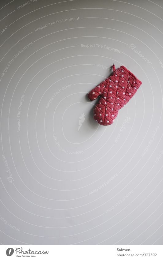 dotted kitchen still life Gloves Hang Spotted Point Kitchen Wall (building) Red Light Nail Subdued colour