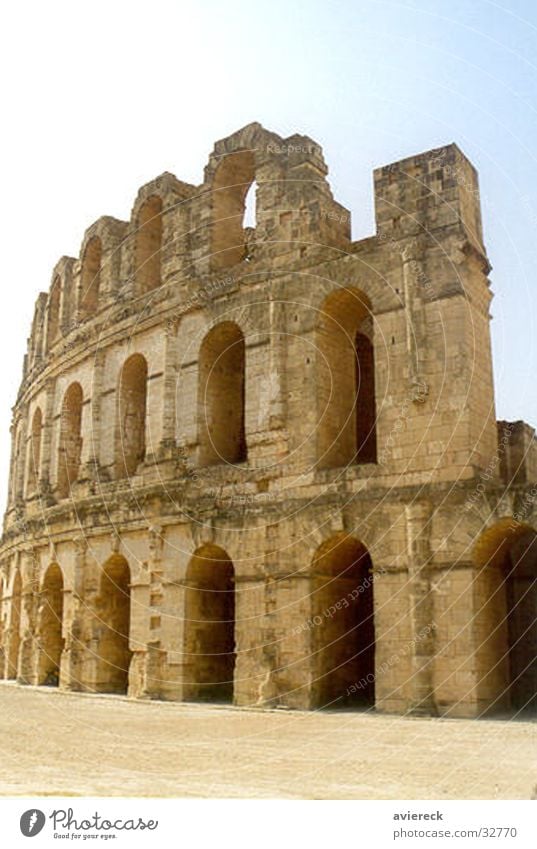 fax Sfax Tunisia Colosseum Building Historic Rome Italy Architecture Römerberg Theatre