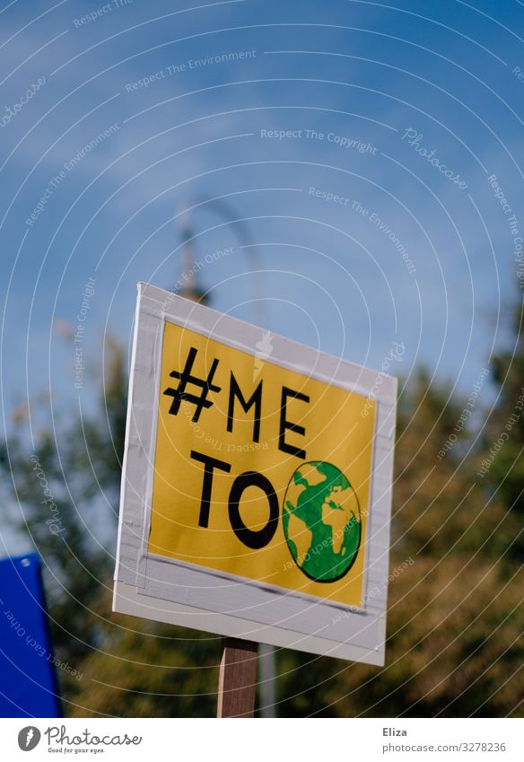 Poor Earth II Climate change Sign Characters Signs and labeling Protest Environmental pollution Environmental protection fff fridays for future Demonstration