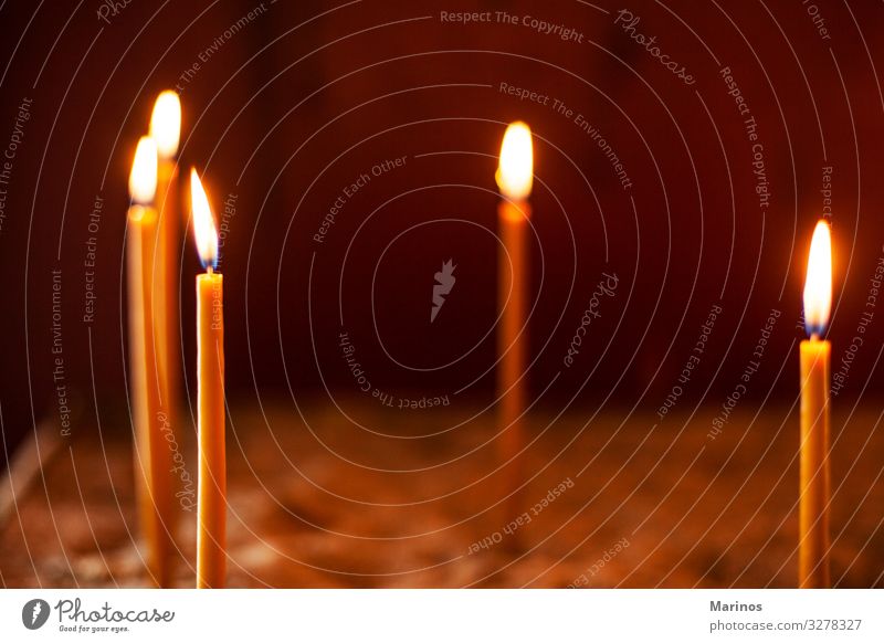 candles in ?rthodox church Feasts & Celebrations Church Monument Candle Dark Bright Religion and faith Holocaust light flame background Symbols and metaphors