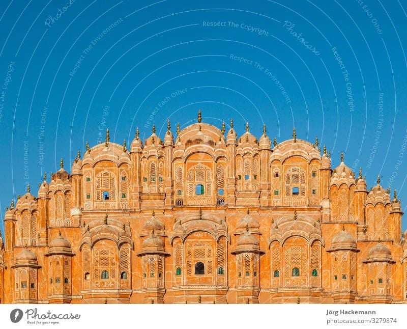 Hawa Mahal, the Palace of Winds, Jaipur, Rajasthan Vacation & Travel Tourism Culture Landscape Building Architecture Facade Stone Old Pink Red Tradition Ancient