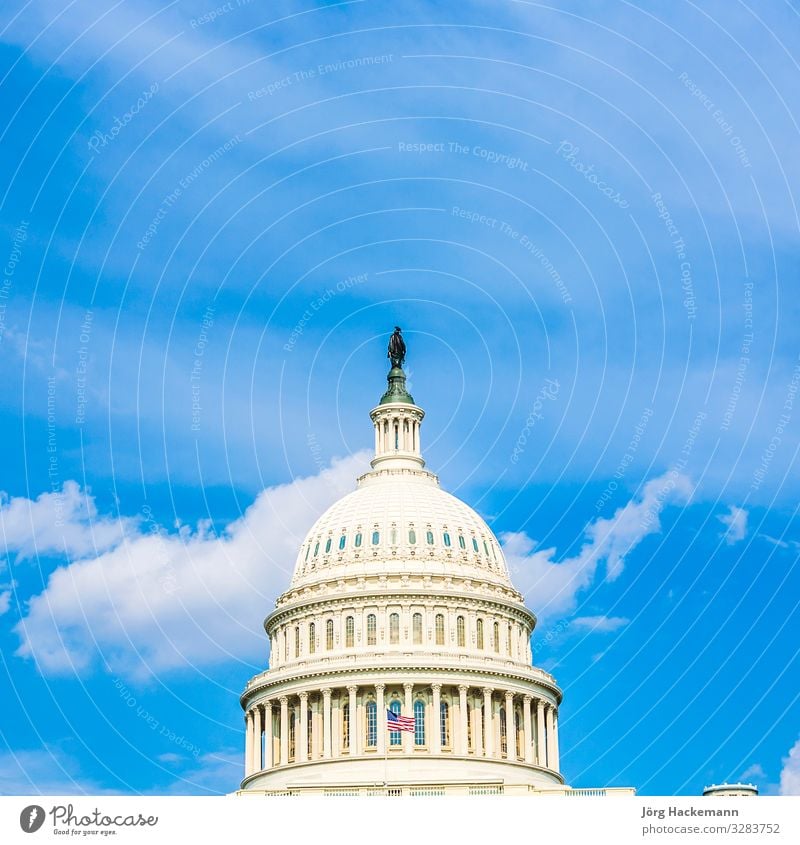 Capitol Building, Washington Dome Fairness USA America American architecture attraction building capital United States Capitol color colour congress dc