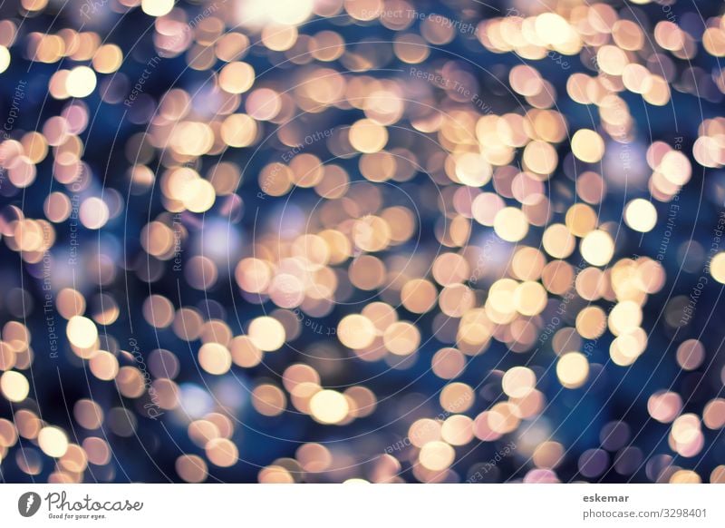 Bokeh abstract background bokeh Abstract nobody Light clearer light points more abstract Christmas Christmassy Copy Space Festive Decoration