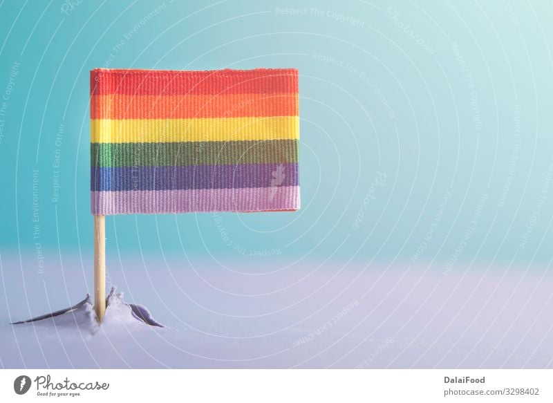 LGBT flag coming out of a mountain (concept) Mountain Homosexual Sky Flag Blue Future background Banner colorful Conceptual design concept appears lgbt lgbtq