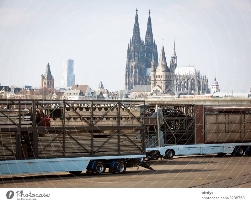 Cologne Fairs & Carnivals Sky Church Dome Tourist Attraction Landmark Cologne Cathedral Truck Trailer Authentic Positive Experience Religion and faith Culture