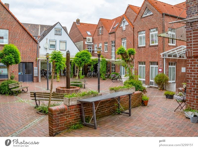 Jever in East Frisia House (Residential Structure) Gastronomy Culture Clouds Town Pedestrian precinct Manmade structures Building Architecture Facade Street