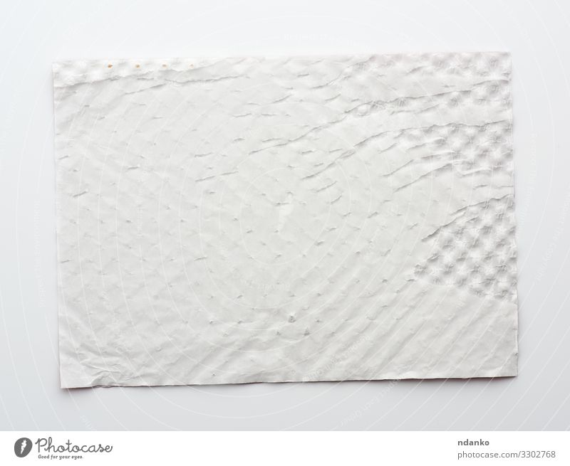 rectangular white sheet of paper Design Decoration Craft (trade) Paper Packaging Natural Retro Clean Soft White Colour backdrop background Blank Cardboard