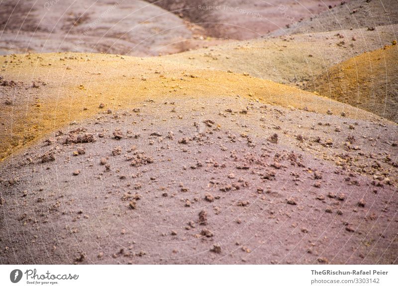 Seven-coloured earth - coloured sand Mauritius Miracle of Nature seven-coloured earth Earth Exterior shot Colour photo Landscape Environment Sand popular