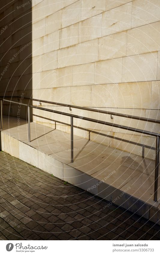 metallic fence and wall, architecture in Bilbao city Spain structure street Wall (building) Wall (barrier) Building Exterior shot