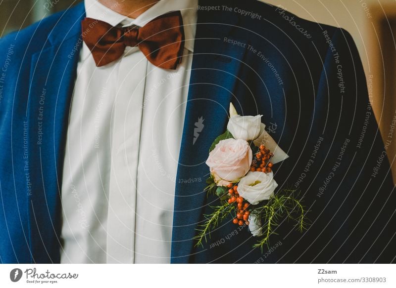 bridegroom Lifestyle Elegant Style Wedding Masculine Fashion Shirt Bow tie Hip & trendy Beautiful Modern Anticipation Beginning Esthetic Resolve Expectation