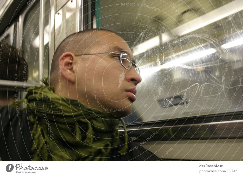 Charly goes Metro Man Window Skinhead Eyeglasses Underground horde