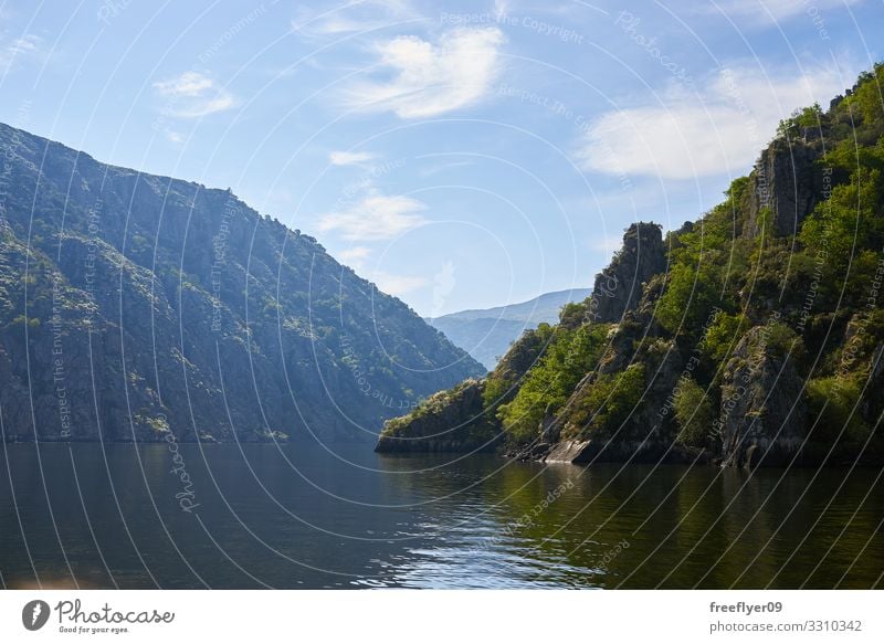 View of the Sil Canions from the river Beautiful Vacation & Travel Summer Nature Landscape Sky Forest River Blue Green water Spain Vantage point vacation icon