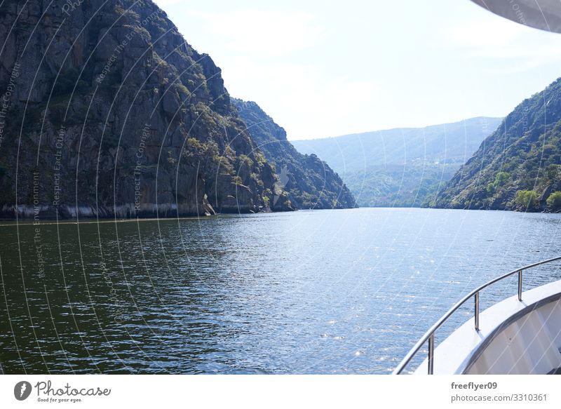 View of the Sil Canions from the boat Beautiful Vacation & Travel Summer Nature Landscape Sky Forest River Blue Green water Spain nature lake forest