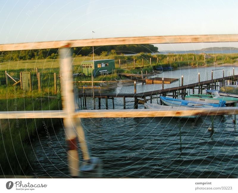 Baltic Sea driving! Rügen Nature Water Harbour sunset