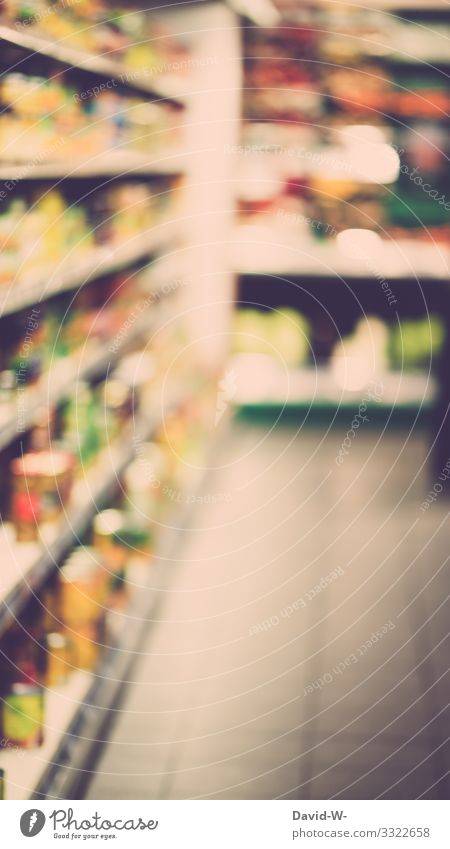 high depth of field in the grocery store Shopping Food Deep depth of field Blur Glazier Deserted Organic produce Nutrition Interior shot Eating Corridor