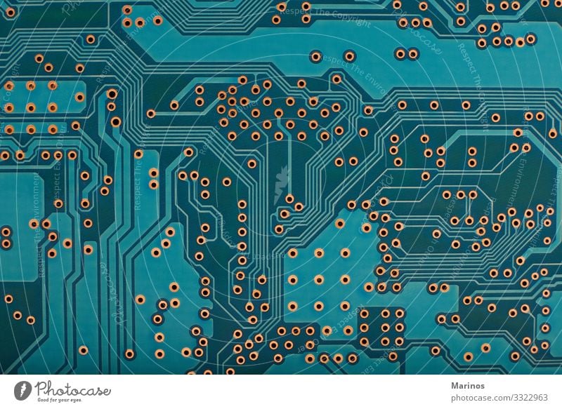 Computer circuit motherboard technology background. Design Industry Technology Communicate Blue Motherboard Electronic Token Digital Processor printed hardware