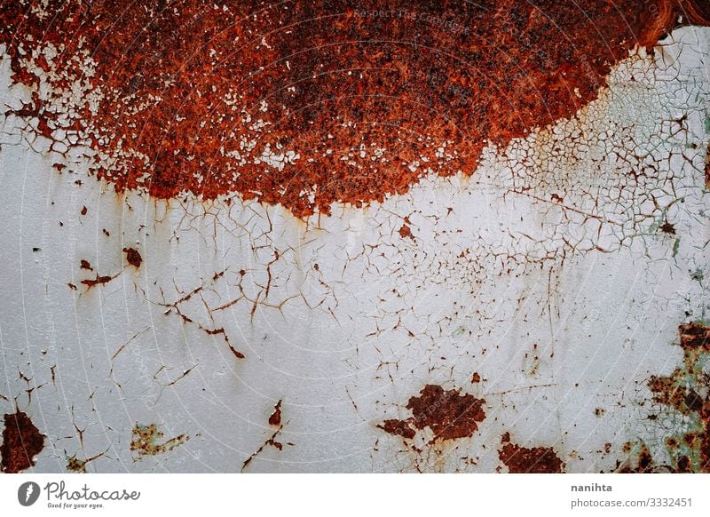 Rusty texture with cracked paint grunge rusty real old rusted oxidiced wallpaper surface dark faded image resource abstract contrast color textured coarse