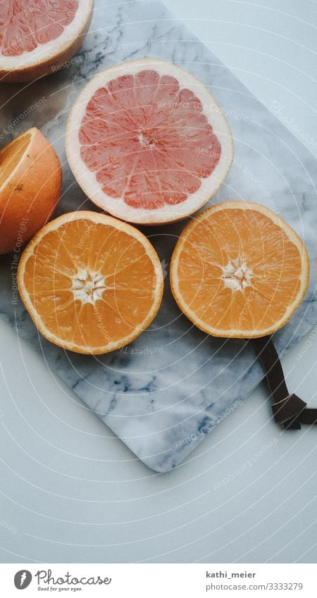 Orange and grapefruit Food Fruit Nutrition Eating Breakfast Picnic Vegetarian diet Diet Fasting Delicious Sour Sweet Pink White Healthy Grapefruit Citrus fruits