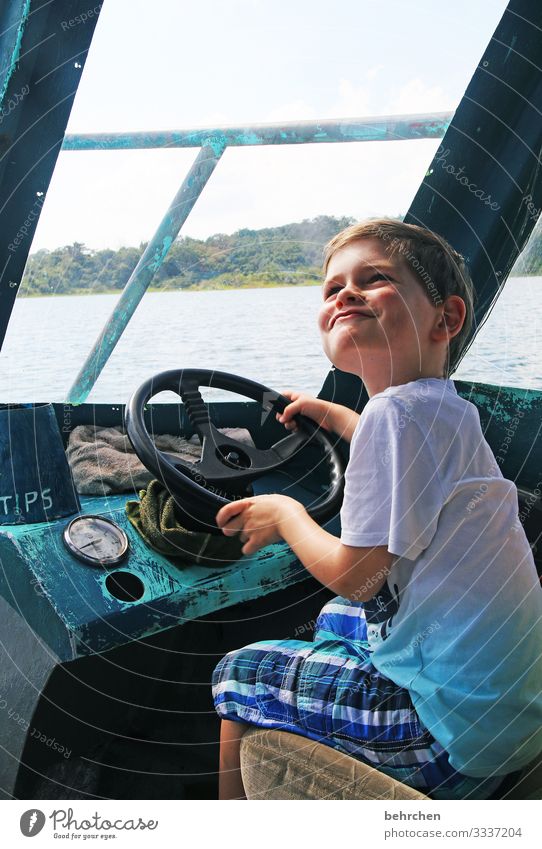 I can do this! Contentment Happy Enthusiasm Far-off places Wanderlust Freedom Exterior shot Vacation & Travel Adventure Trip Colour photo Infancy Child