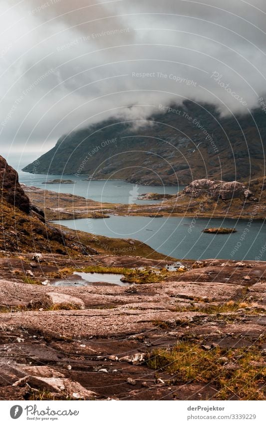 Isle of skye with view of Loch Coruisk Clouds Adventure Far-off places Freedom Tourism Mountain Trip Vacation & Travel Hiking Spring Plant Environment Landscape