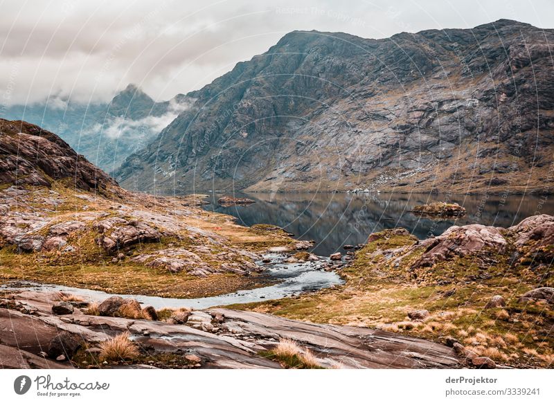 Loch Coruisk on the Isle of Skye Vacation & Travel Tourism Trip Adventure Far-off places Freedom Mountain Hiking Environment Nature Landscape Plant Spring