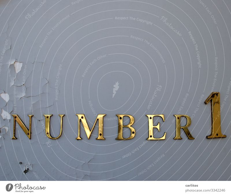 There can only be one Digits and numbers License plate Number one Success Competition Apply Candidate President authority Sports Sporting event Characters Metal