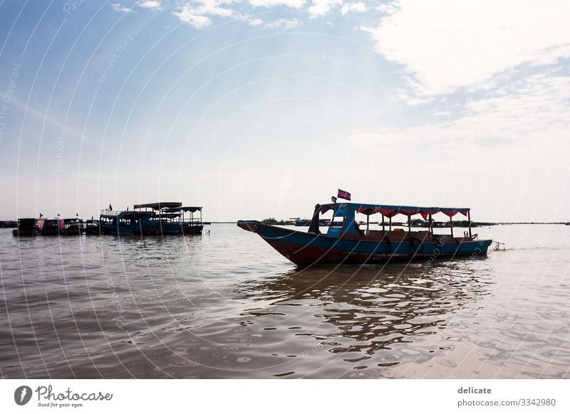 Floating villages Islands Cambodia Sunbeam Relaxation Shadow Wanderlust Longing Cloudless sky Contrast Clouds Horizon Vacation & Travel Adventure Far-off places