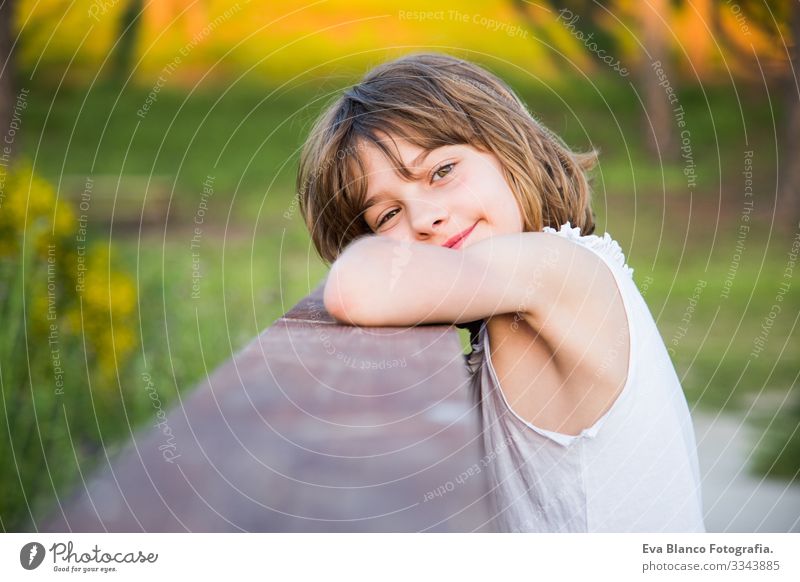 outdoors portrait kid smiling Portrait photograph Joy Child Cute Happiness Cheerful Beautiful Small Hair Exterior shot Face Girl Infancy Caucasian Smiling